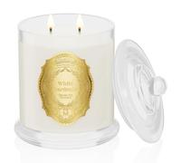 M&SENSE Vela Gardenia | Vela aromática de soja 12.7oz | Frasco de vidrio con 55h de duración | Regalo unisex para el hogar