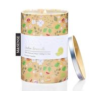 M&SENSE Vela perfumada - Sicilian Limoncello (320 g 70 h de combustión) Vela de cera de soja natural, libre de sustancias nocivas, combustión limpia, ideal para el hogar, bienestar y regalo
