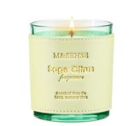 M&SENSE Velas Aromáticas Salvia y Cítricos 283g, Velas Larga Duracion, Regalo Original Mujer y Hombre, Cera de Soja 50h, Decoración Casa Moderna, Velas Navidad