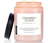 M&SENSE Velas de Soja Nube de Cachemira, 2 Mechas 550g 110 Horas de Larga Duración, Vela Perfumada Natural Ecológica para Decoración del Hogar, Regalo de Inauguración de la Casa