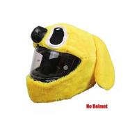 (M,Stitch yellow)Motorcycle Helmet Hat Christmas Cap Gift Cover Motorbike Funny Heeds Crazy Case Crash For Outdoor Personalized Full Helmets
