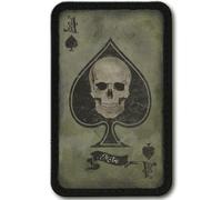 M-Tac Ace of Spades Death Card - Parche táctico para moral (oliva/negro)