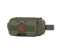M-TAC Bolsa de Primeros Auxilios Horizontal Elite - IFAK Cordura 500D con Base Molle Cortada a láser, Sistema de Lanzamiento rápido, Cremallera AquaGuard, Equipo táctico de Emergencia