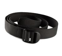 M-Tac Correa de compresión ajustable de nailon resistente de 25 mm, correa de embalaje universal para mochila al aire libre, senderismo, camping, sistema táctico MOLLE, negro, 130 cm