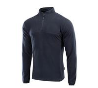 M-Tac Delta Fleece Jersey - Jersey cálido con presillas para el pulgar, forro polar ligero de 190 g/m², cremallera YKK, versátil para exteriores y uso diario, azul, L