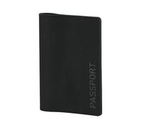 M-Tac Funda para pasaporte de alta calidad fabricada en polímero de alta calidad, protección RFID, con ranuras para tarjetas, elegante logotipo hexagonal y estampado "Passport", perfecta para un