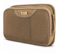 M-Tac - Organizador de Bolsas tácticas con Cierre de Gancho, Bolsillo de Malla, Coyote Brown