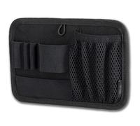 M-Tac Panel organizador modular de llaves y EDC Cordura 1000D, compatible con mochilas MOLLE, fijación de velcro, inserto de engranaje táctico multifuncional para herramientas, color negro