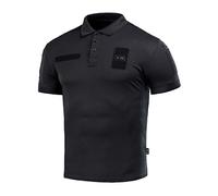 M-Tac Polo táctico Coolmax, uniforme de trabajo, absorbe la humedad, manga corta, para hombre (negro, XXL)
