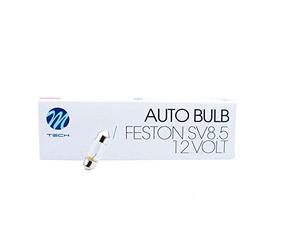 M-Tech BOMBILLAS HALOGENA PLAFON 36MM 12V C10W BLISTER 10 UNIDADES