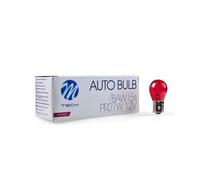 M-Tech BOMBILLASROJA 12V BAW15S P21W BLISTER 10 UNIDADES