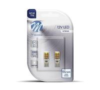 M-Tech L021W Lámpara LED W5W 9xSMD3528 12V, Set de 10
