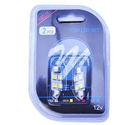 M-Tech LB072W Blister 2x LED - C5W 36mm 4xSMD5050 12V, Blanco