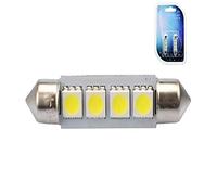M-Tech LB311W Blister 2x LED - C5W 41mm 4xSMD5050 12V Canabus, Blanco