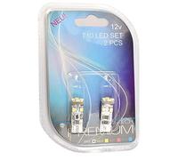 Blister 2x Lámparas T10/W5W 8 LEDs SMD 12V Blanco 6000K CANBUS - M-TECH