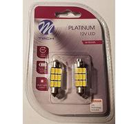 M-Tech BOMBILLAS LED BLANCO CALIDO PLAFON 36MM 12V C5W/C10W