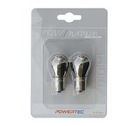 Blister 2x Lámparas Halógenas PY21W 12V BAU15s (Cromo) - POWERTEC