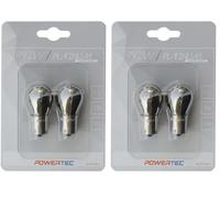 M-Tech PTZCH36-02B Powertec PY21W S25 12V 21W BAU15s (Paquete de 2)