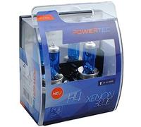 Pack 2x Lámparas Halógenas (AZUL XENON) para Coche H4 55W 12V - POWERTEC