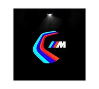 (M Track) 2 pezzi Proiettore LED di benvenuto per portiera auto con logo laser, luce per portiera per
