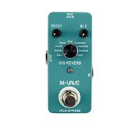 M-Vave DR - Pedal de reverberación digital para guitarra eléctrica - Pedal de efectos de reverberación compacto con True Bypass para ambiente, estudio y actuaciones en directo