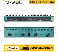 M-VAVE Tank-G Pedal multiefectos para guitarra recargable 36 preestablecimiento 9 ranuras para preamplificador 8 ranuras para cabina IR 3 efectos de modulación/retardo/reverberación Tank-G