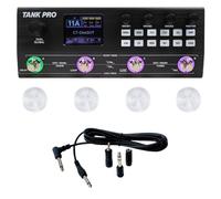 M-VAVE TANK-PRO - Pedal de guitarra multiefectos, procesador multiefectos, modelador de amplificador, pedal de máquina de tambor y pedal Looper de guitarra, pedal de guitarra con tapa de interruptor