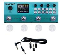 M-VAVE TANK-PRO - Pedal de guitarra multiefectos, procesador multiefectos, modelador de amplificador, pedal de máquina de tambor y pedal Looper de guitarra, pedal de guitarra con tapa de interruptor