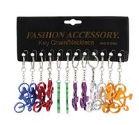 M-Wave 719906.0 Llavero Bicicleta, Unisex Adulto, Multicolor, Única