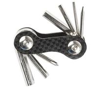Llave Multiusos Carbon Mini 7 Funciones - Llaves Allen y Destornilladores, 59g M