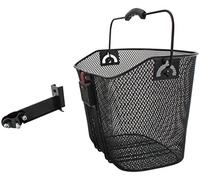 M-Wave Asa Cesta Delantera Potencia, Unisex Adulto, Negro, Talla Única