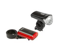 M-wave Atlas K 11 USB Bicicleta Akkulampenset Set Iluminación Luz de la