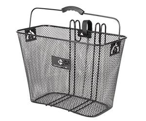 M-Wave BA de R Hang Carrier Topspin Cesta de Alambre, Color Negro, 37 x 19 x 25 cm