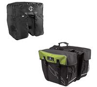 M-Wave Bolsa de alforja Trasera con Funda para Lluvia