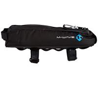 M-Wave BP Bolsa Tubo Superior Bicicleta Rough Ride Top, Adultos Unisex, Negro