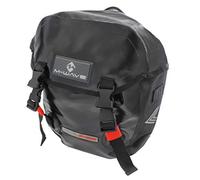 M-Wave 122725 Alforjas traseras Dobles, Capacidad, Unisex, Negro, 2 x 12,5 l