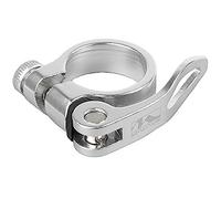 M-Wave CLAMPY QR - Abrazadera para sillín, Color Plateado