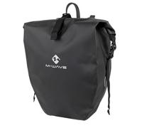 M-Wave Downtown Single Flex - Alforja para Bicicleta, 100% Impermeable, 22 L de Volumen, Correa para el Hombro, Bolsillo Interior, para Bicicleta