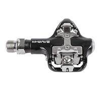 M-Wave Drag-r2 Pedal de Clic para Bicicleta, Unisex Adulto, Negro, 96 x 72 mm