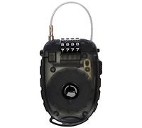 M-Wave Lock'n'Roll D 24.9 Candado Retráctil, Unisex, Negro, 90 cm / 2.4 mm