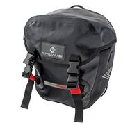 M-Wave Manitoba Alforjas Impermeables para Manillar, Unisex, Negro Mate, 2X 12.5 litres