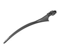 M-Wave Mud MAX Qr.r Slim Guardabarros Pulgadas, Unisex-Adult, Negro, Für 28"
