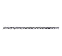 M-Wave Ninespeed Cadena de Bicicleta para 1-6-7-8-9-10-11 velocidades con Revestimiento antioxidante con eslabón de Bloqueo, Unisex, Plata, 9-fach