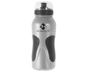 M-Wave PBO 500-NS SB - Botella de plástico Duro, Color Plateado, 550-600 ml