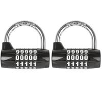 M-Wave PD 5 - Candado numérico (Paquete de 2)