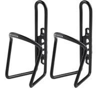 M-Wave Portabotellas Unisex BC de Aluminio, Negro, Negro EU (Paquete de 2)