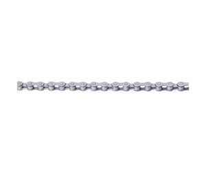 M-Wave Singlespeed Cadena de Bicicleta para 1 Compartimento y también buje, 112, 1/2" x 1/8", Revestimiento antioxidante, Incluye eslabón de Cierre, Plata, 1-fach, Nabenschaltung