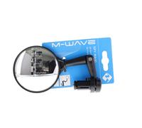 M-Wave Spy Maxi Retrovisor al manillar, Unisex adulto, negro, Talla única