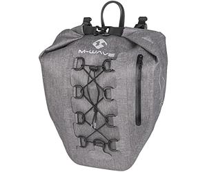 M-Wave Suburban Carry, Bolsa Portaequipajes Para Bicicleta Unisexo, Gris, Ca. 33x14 5x61 Cm