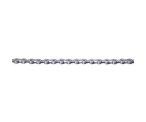 M-Wave Tenspeed Cadena de Bicicleta velocidades, Compatible con Shimano/Sram/Campagnolo, 116, 1/2" x 11/128", Recubrimiento antioxidante, Incluye eslabón de Cierre, Unisex - Adulto, Plata, 10-fach